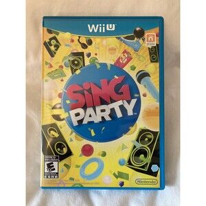 Sing Party (Nintendo Wii U, 2012) CIB With Manual